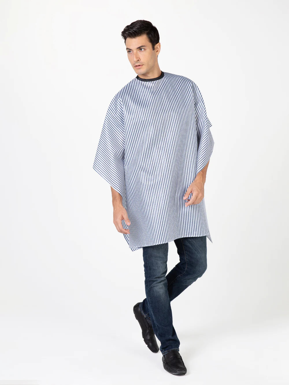 Betty Dain Seersucker Barber Cape