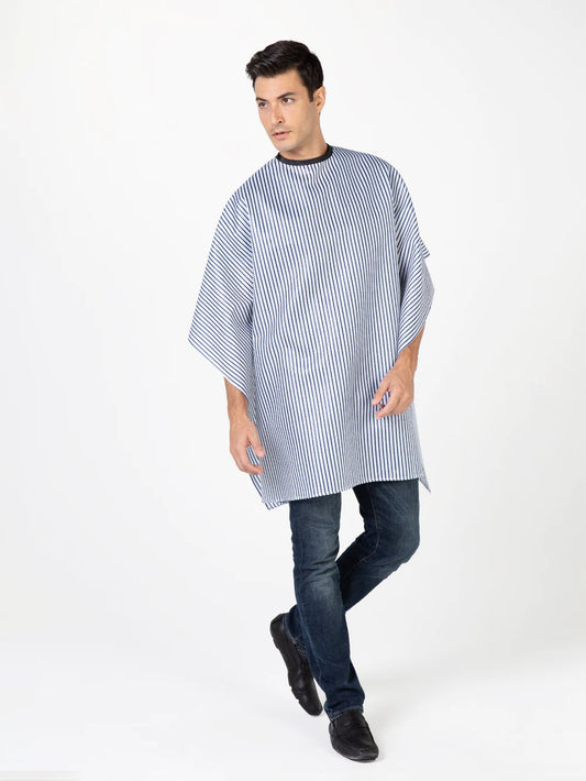 Betty Dain Seersucker Barber Cape