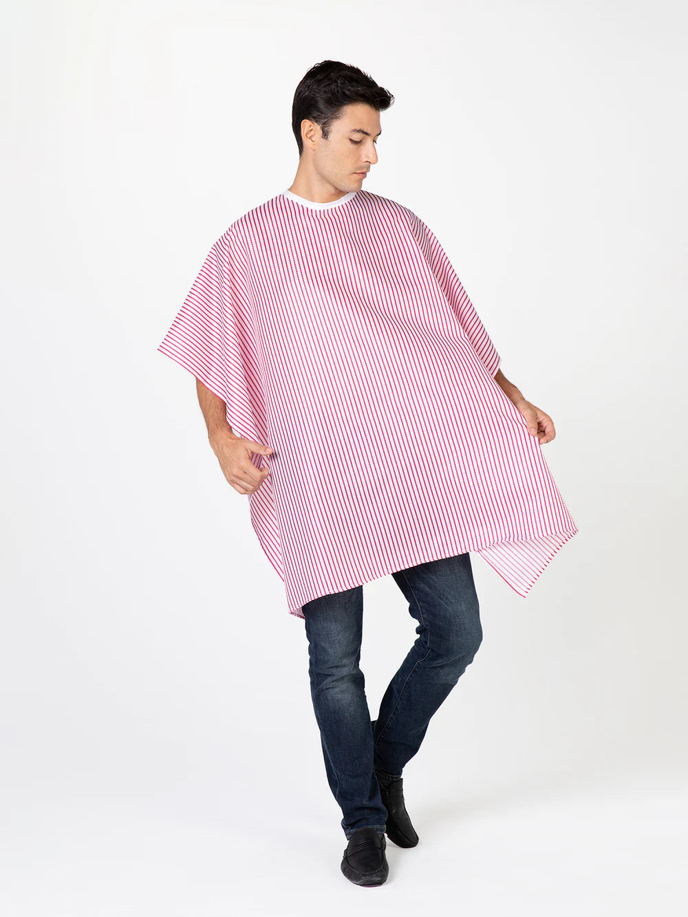 Betty Dain Seersucker Barber Cape