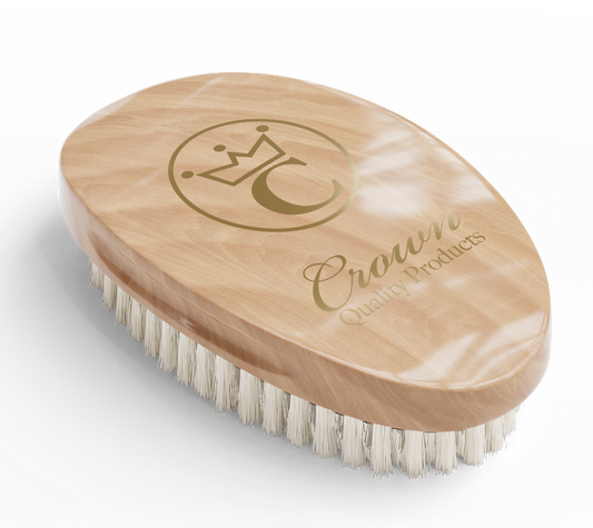 Crown Quality Brush Original Premium Natural Oak Medium-Firm Bristle Caesar Original