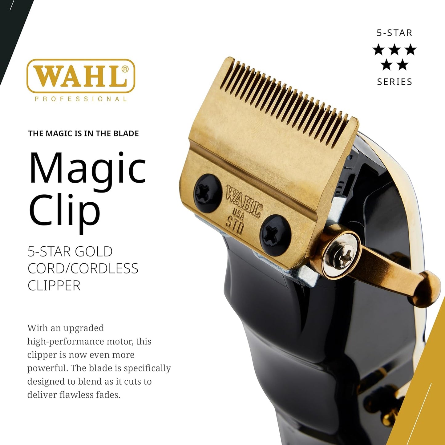 Wahl 5 Star Gold Magic Clip Cordless Clipper