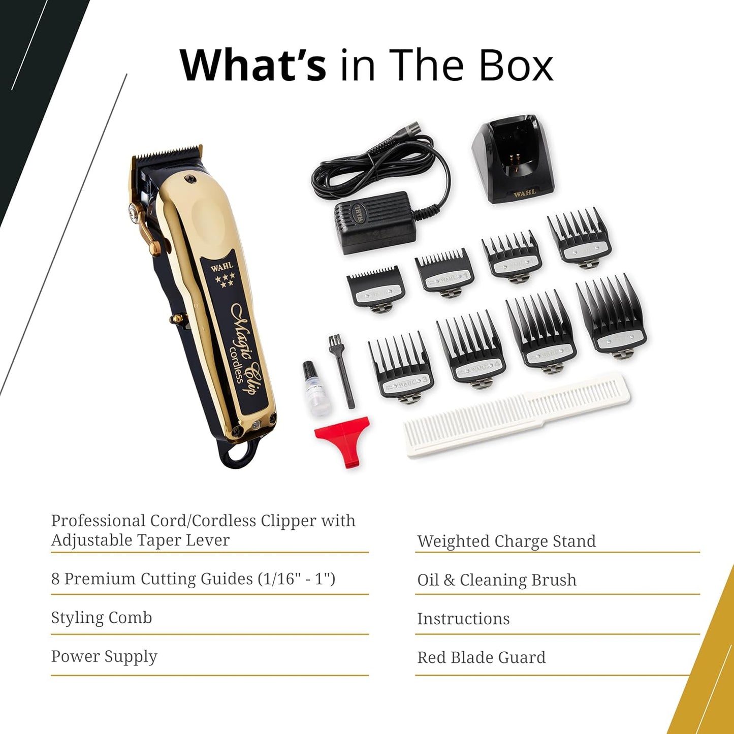 Wahl 5 Star Gold Magic Clip Cordless Clipper