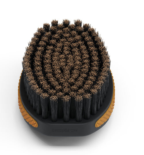 Crown Quality Brush 2.0 Caesar Bangin' Black Soft 100% Boar Bristle