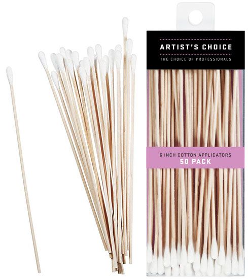 Artist's Choice 6 Inch Cotton Applicators 50 pack