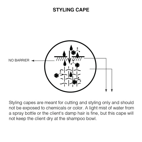 Betty Dain Stache Styling Cape #860