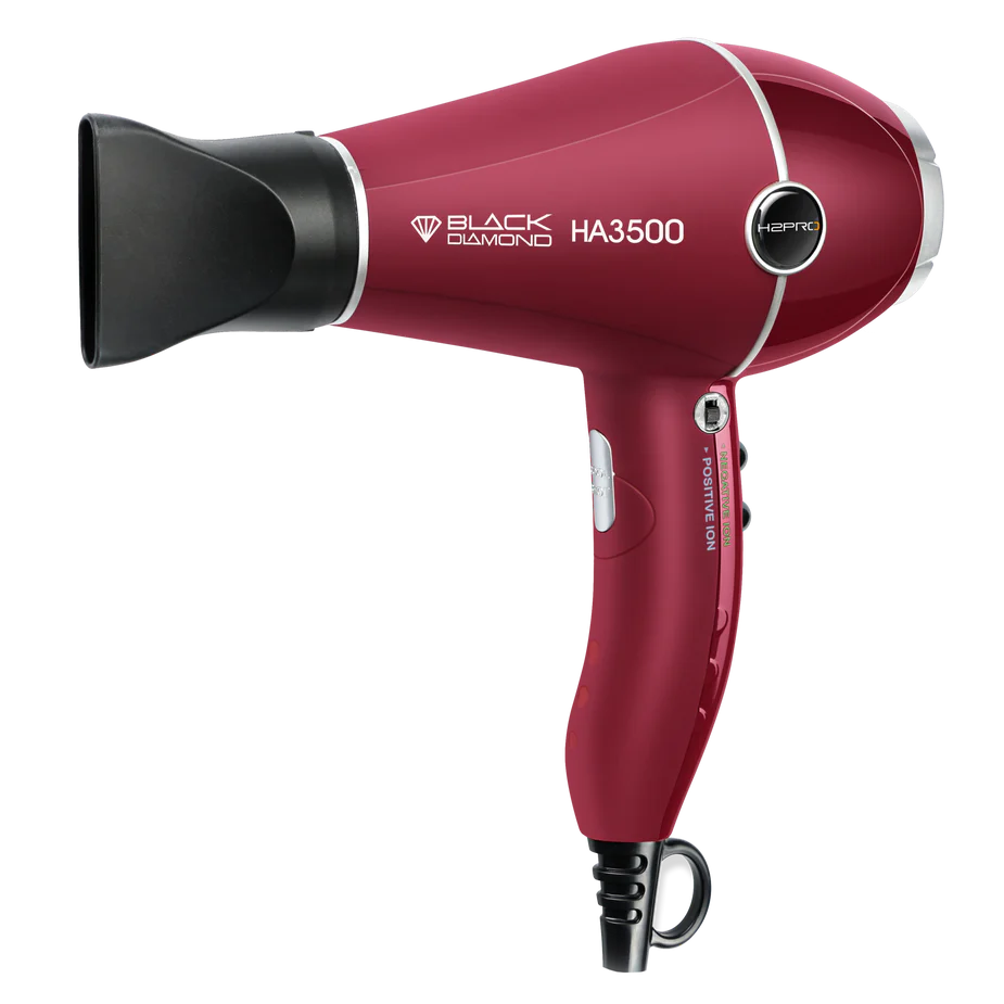 H2Pro Black Diamond HA3500 - Professional Hair Dryer