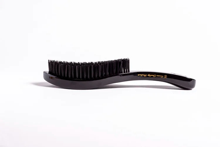 Crown Quality Brush Original Onyx Black Hard Flex Bristle Crown