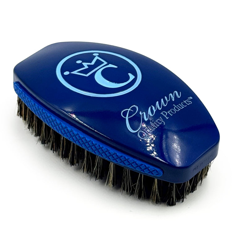 Crown Quality Brush 2.0 Blu Magic Medium Mixed Boar Bristle Series III