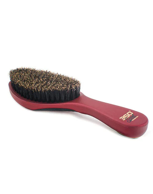 Crown Quality Brush Original Royal Burgundy Soft 100% Boar Bristle Crown 2.0