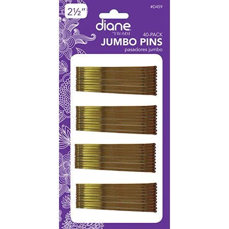 Diane Jumbo Bronze Bob Pins 3"