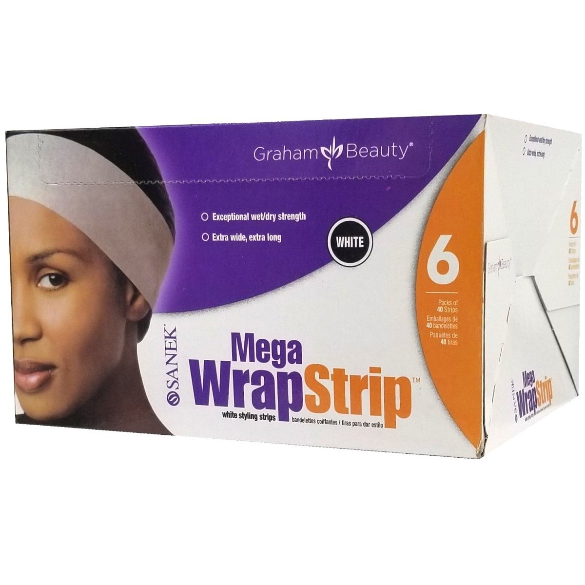 Graham Mega Wrap Strips White