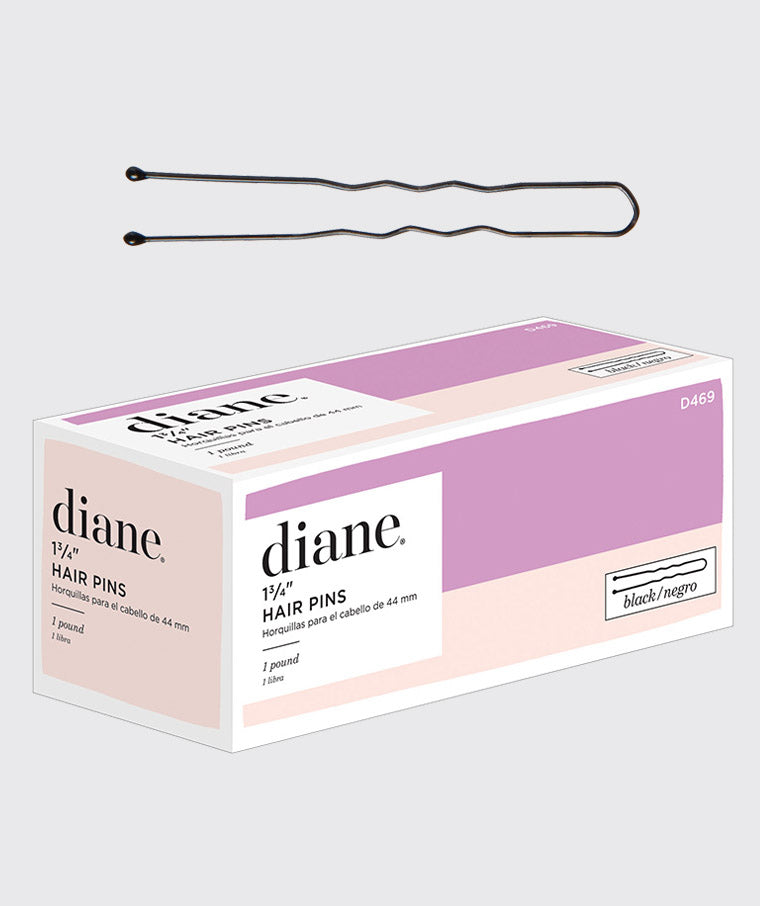 Diane #D469 Hair Pins Black 1¾"