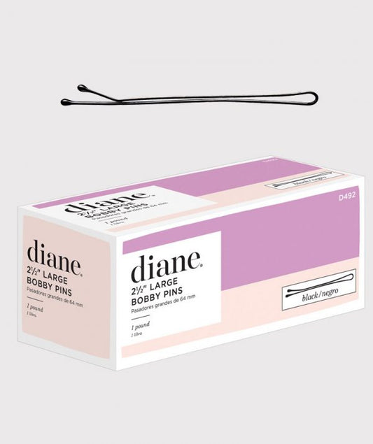 Diane #D492 Bob Pins 2½" Jumbo Black