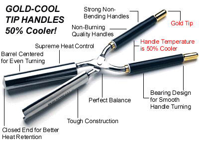 Golden Supreme Curling Irons