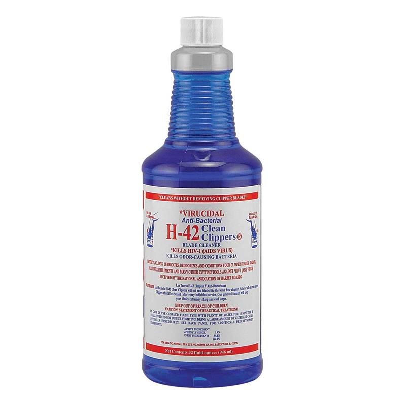 H42 Virucidal Anti-Bacterial Clipper Cleaner Solution 32oz