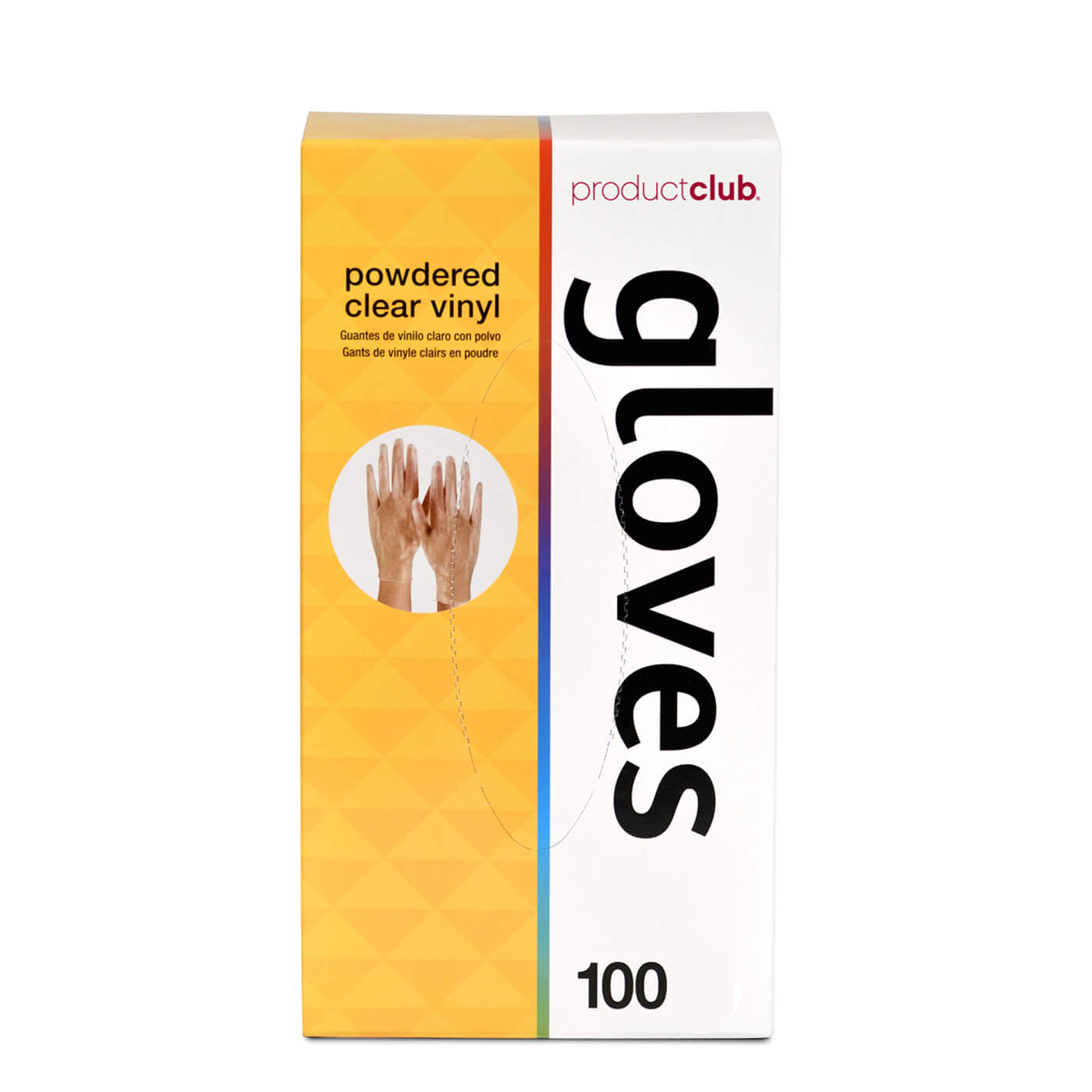 Product Club POWDERED Disposable Vinyl Gloves 100c