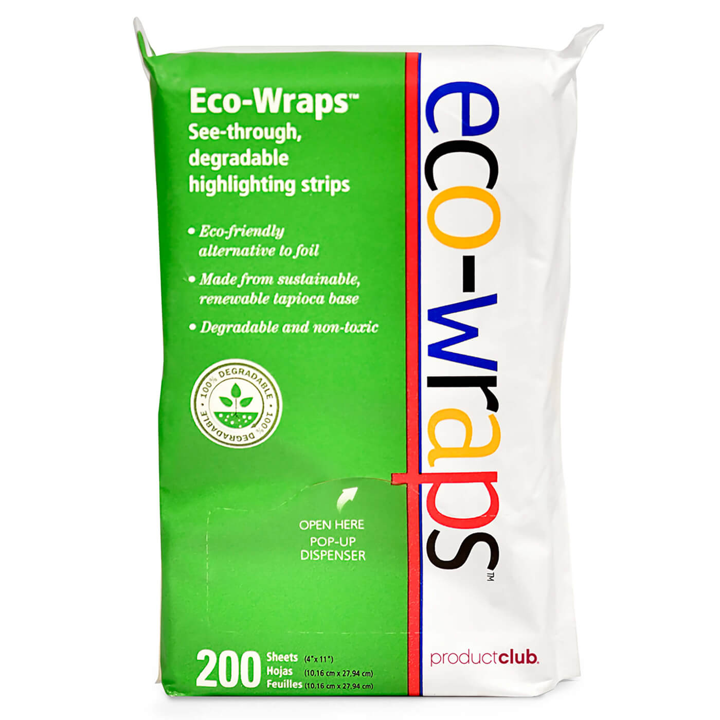 Product Club Eco Wraps SAMPLE ITEM