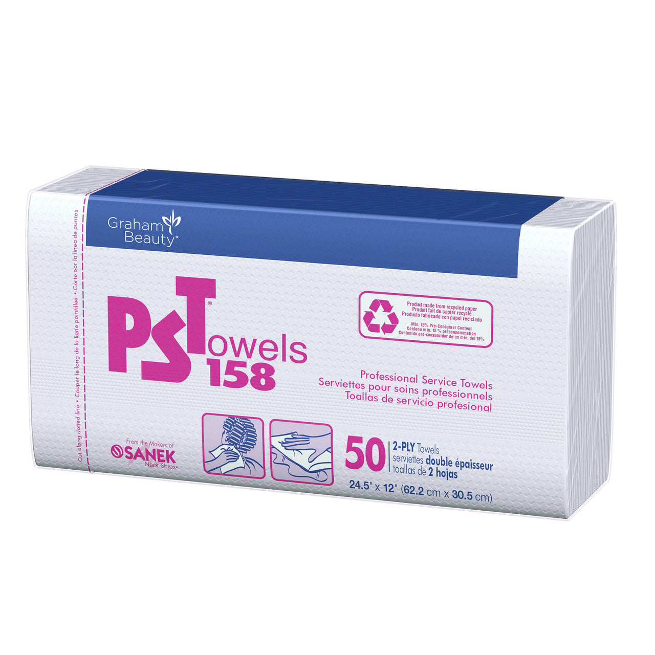 Graham PST 158 Towel 2-Ply 12"x24"