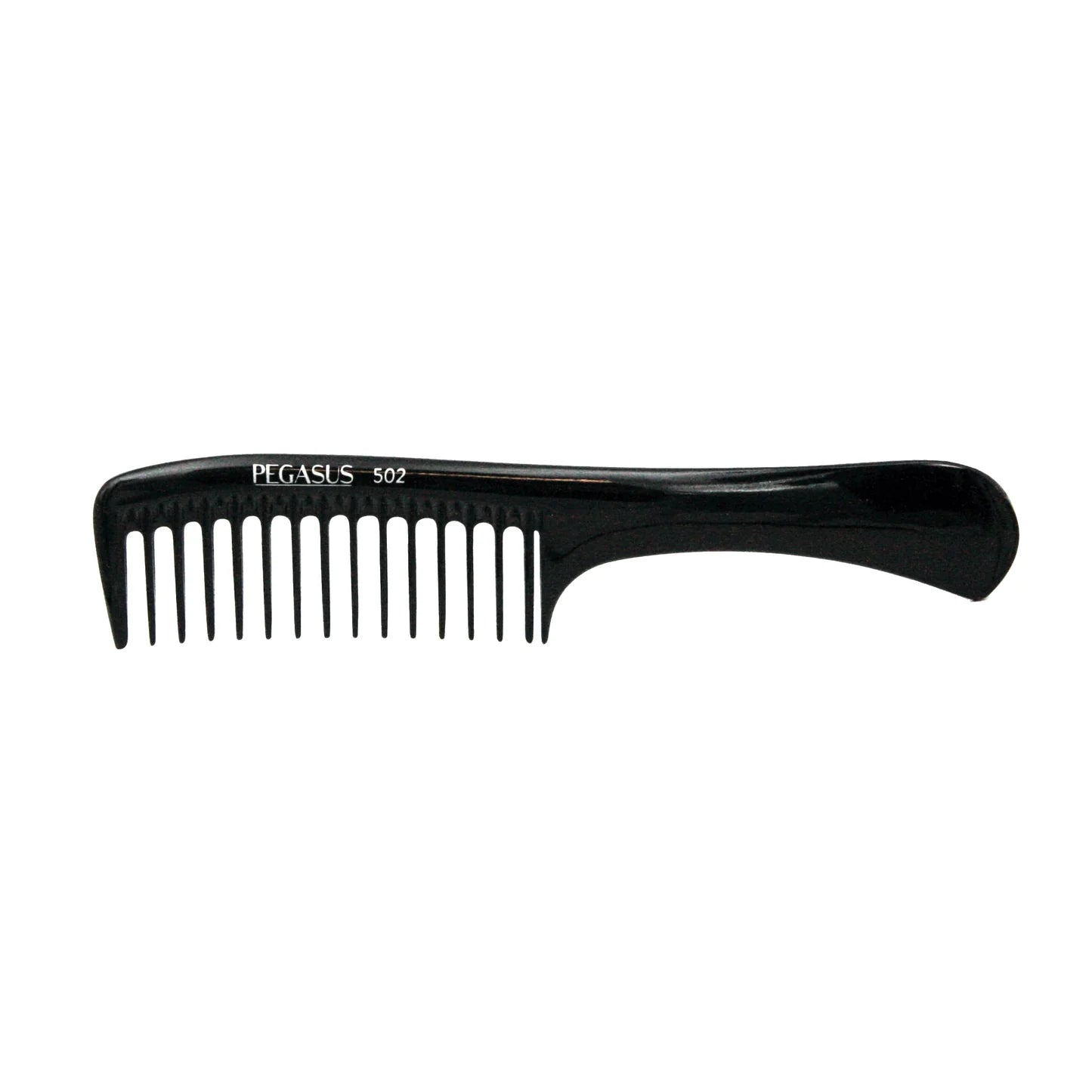 Pegasus Hard Rubber Shampoo/Color Rake Handle Combs