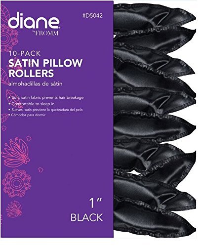Diane Soft Pillow Rollers White 1" 10-pk