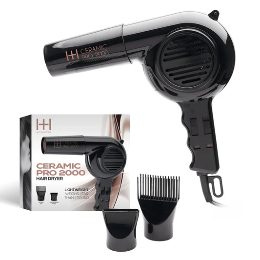 Hot & Hotter Ceramic Pro-2000 Dryer Black
