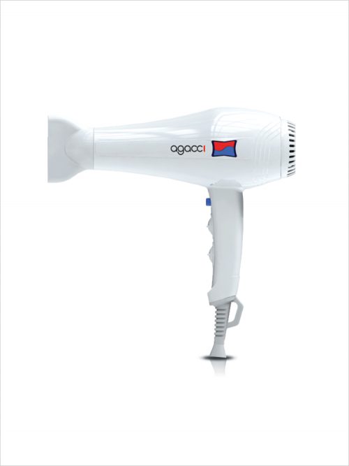 H2Pro Agacci A2100 Lightweight Blow Dryer-White