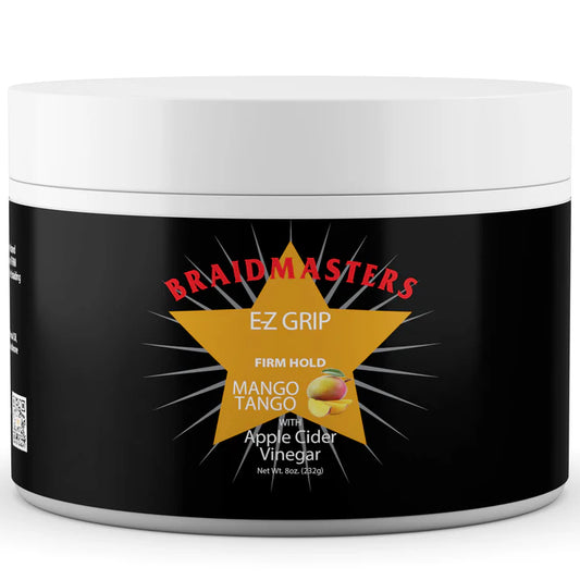 Braidmasters EZ Grip Braid and Loc Gel  Mango Tango 8oz