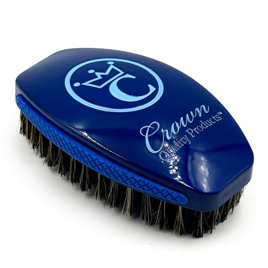 Crown Quality Brush 2.0 Blu Magic Medium Mixed Boar Bristle Series III