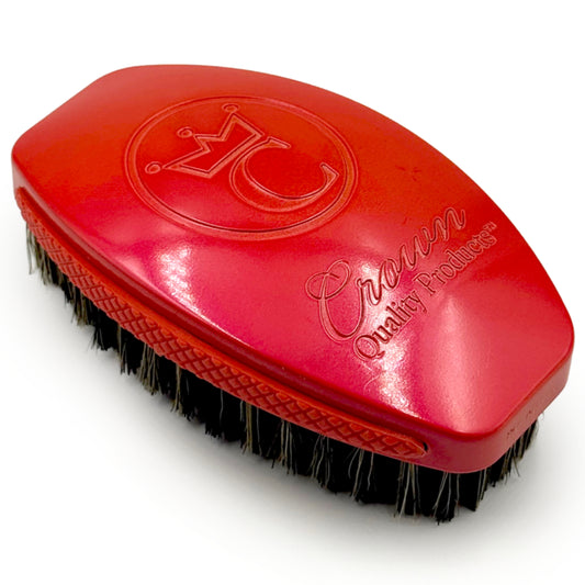 Crown Quality Brush 2.0 All Candy Apple Red Medium Mixed Boar Bristle Series III
