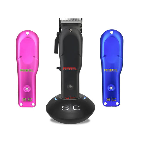 Style Craft Rebel Clipper - Professional Cordless Modular Hair Clipper with Super-Torque Motor