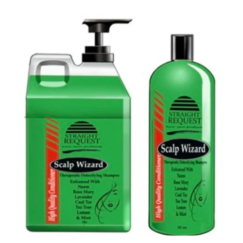 Straight Request Scalp Wizard Therapeutic Detoxifying Shampoo