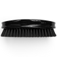Crown Quality Brush Classic Military Palm/Beard Brush Onyx Black 100% Medium Soft Boar Bristle