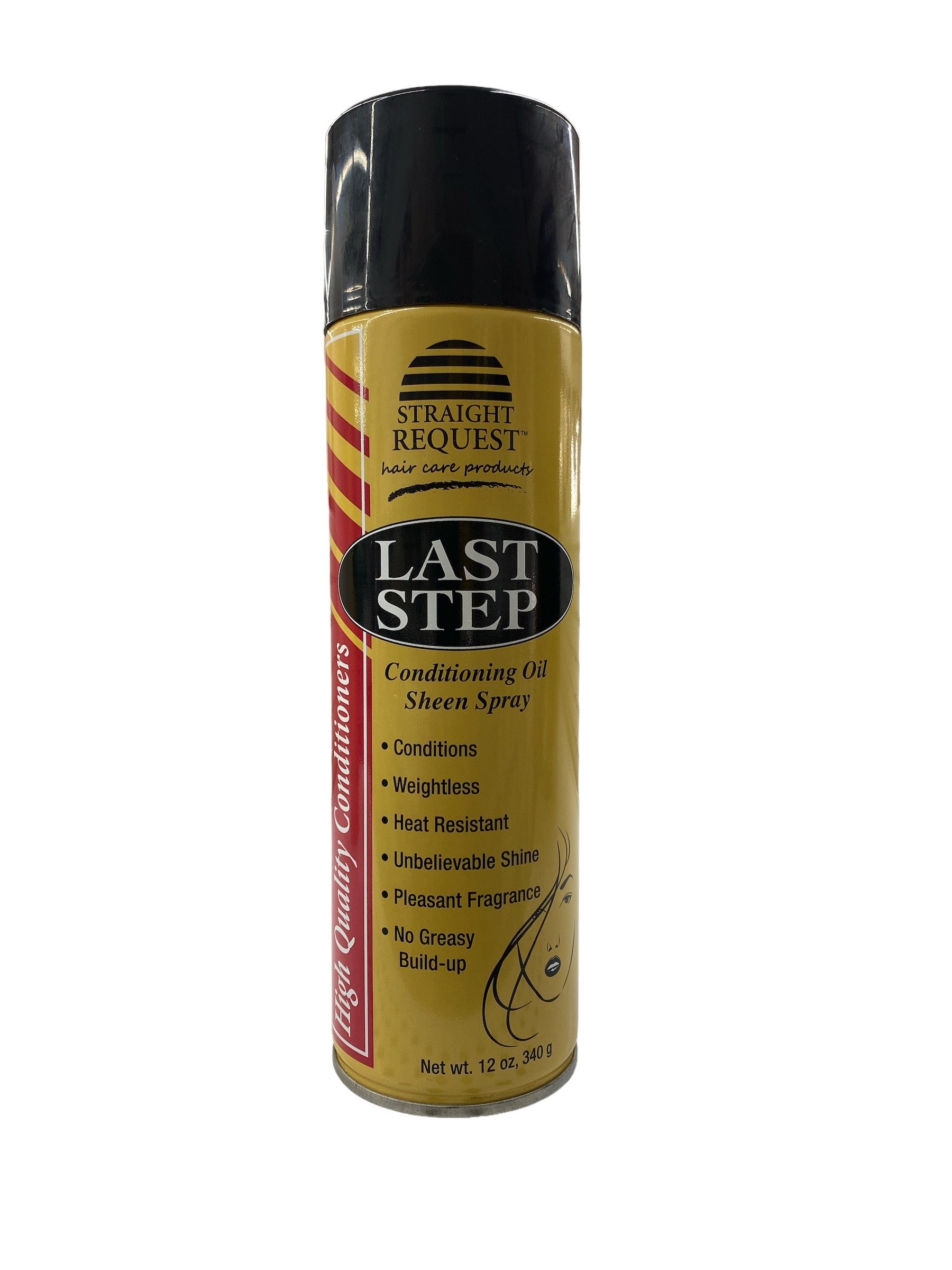 Straight Request Last Step Oil Sheen 12oz – Knight's Beauty Supply