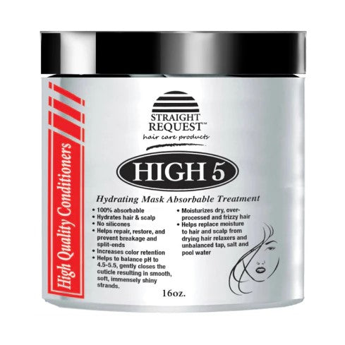 Straight Request High 5 Hydrating Absorbable Mask