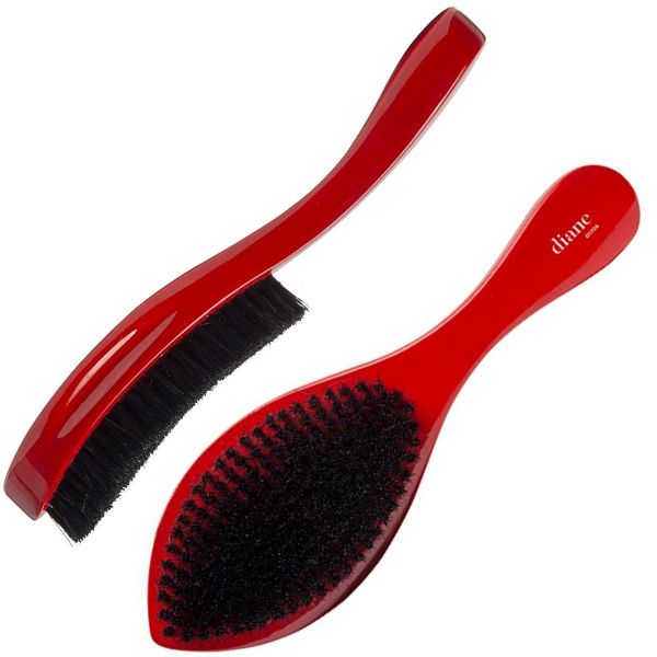 Diane Prestige Curved 100% Medium Boar Bristle Hair Brush