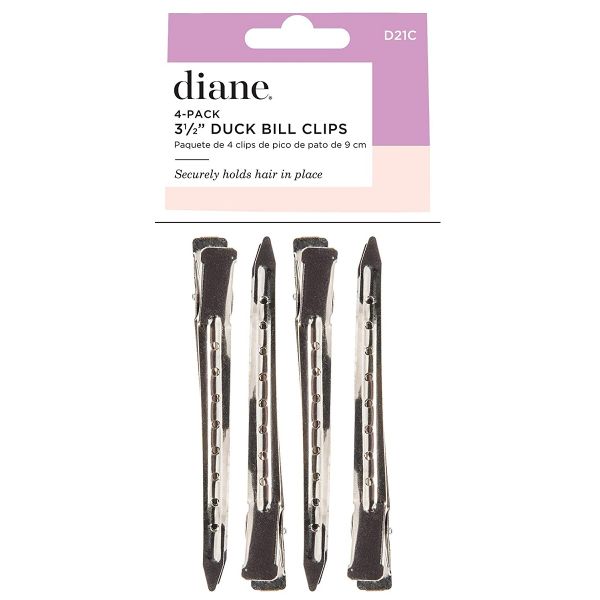 Diane 3 1/2" Duck Bill Clips 4 pack