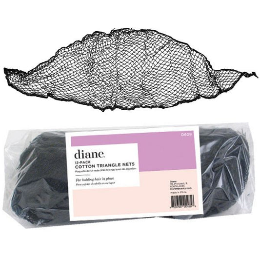 Diane Cotton Triangle Hair Net 12 Pack #D609