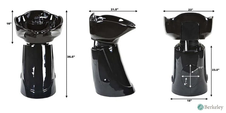 AYC Olympia Pedestal Shampoo Station by Berkeley