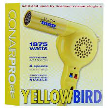Yellow Bird Blow Dryer