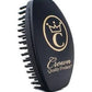 Crown Quality Brush 2.0 Caesar Matte Black Hard Flex Bristle