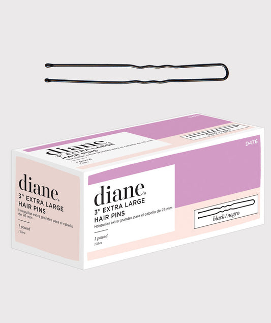 Diane #D476 Hair Pins 3" Extra Large Black