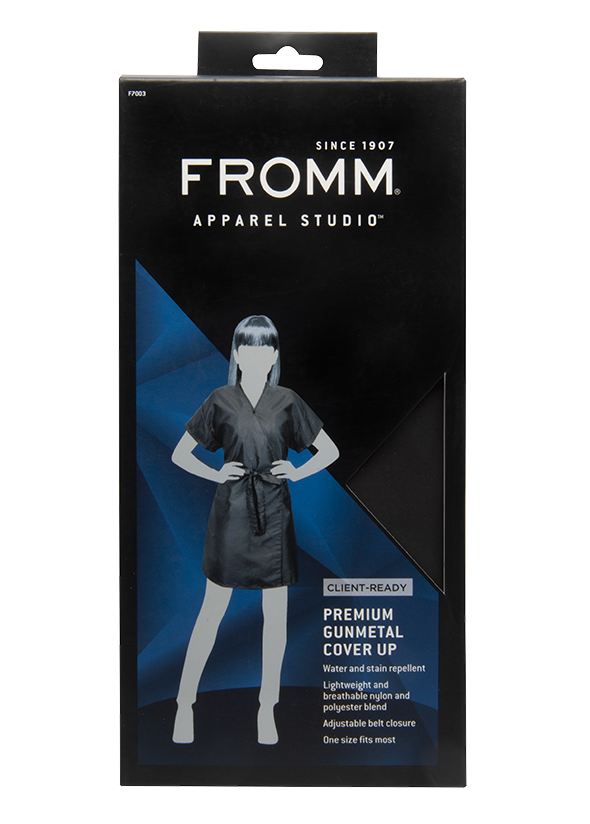 Fromm Premium Client Cover Up Robe - Gunmetal