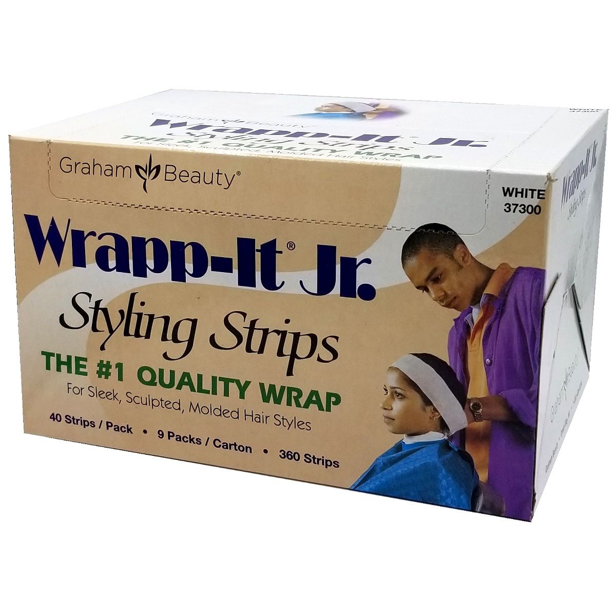 GRAHAM BEAUTY Wrapp-It Jr. Styling Strips Carton GRAHAM BEAUTY Wrapp-It Jr. Styling Strips Carton