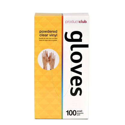 Product Club POWDERED Disposable Vinyl Gloves 100c