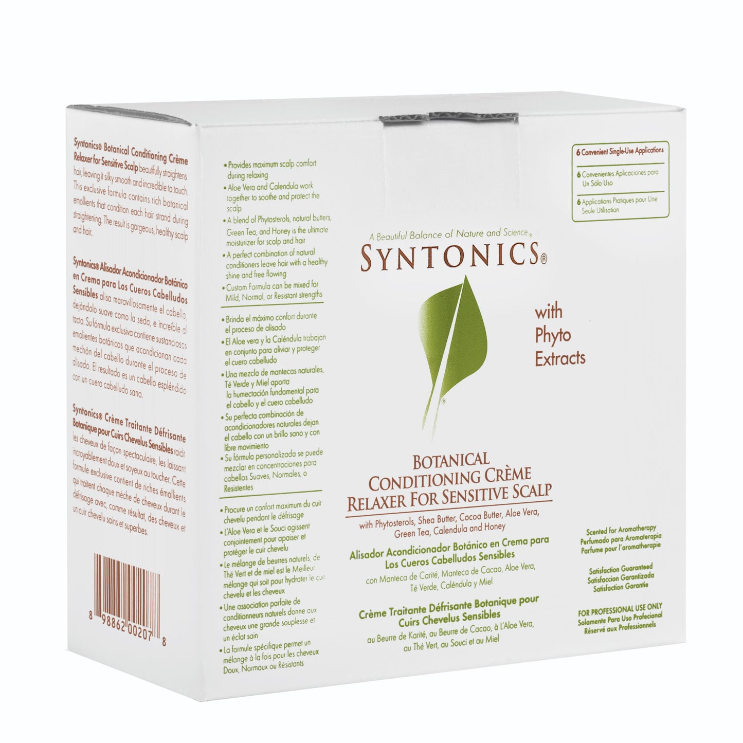 Syntonics Botanical Conditioning Crème Relaxer for Sensitive Scalp