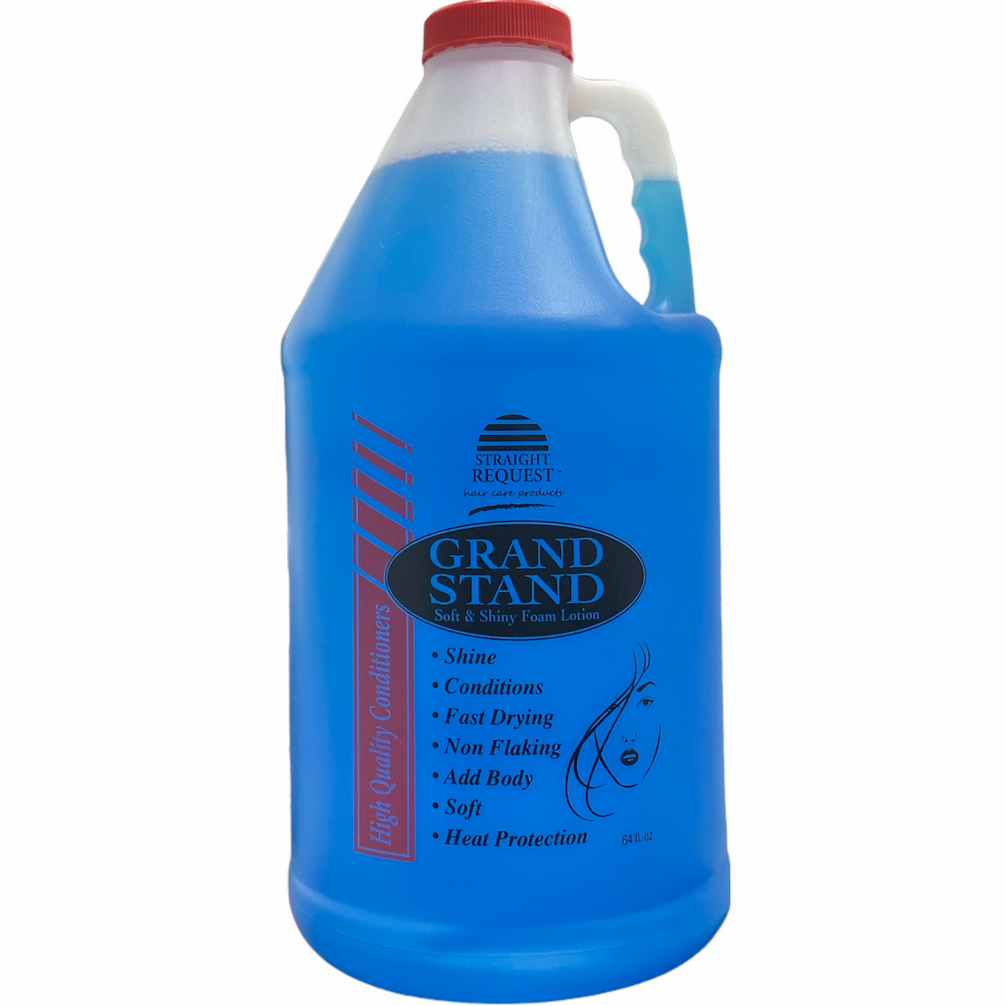 Straight Request Grand Stand Soft and Shiny Foam Lotion 64oz