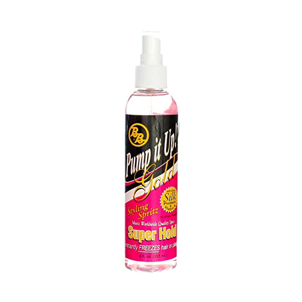 Bronner Brothers BB Pump It Up Gold Styling Spritz 8oz – Knight's ...